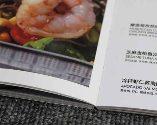 裸背装画册印刷